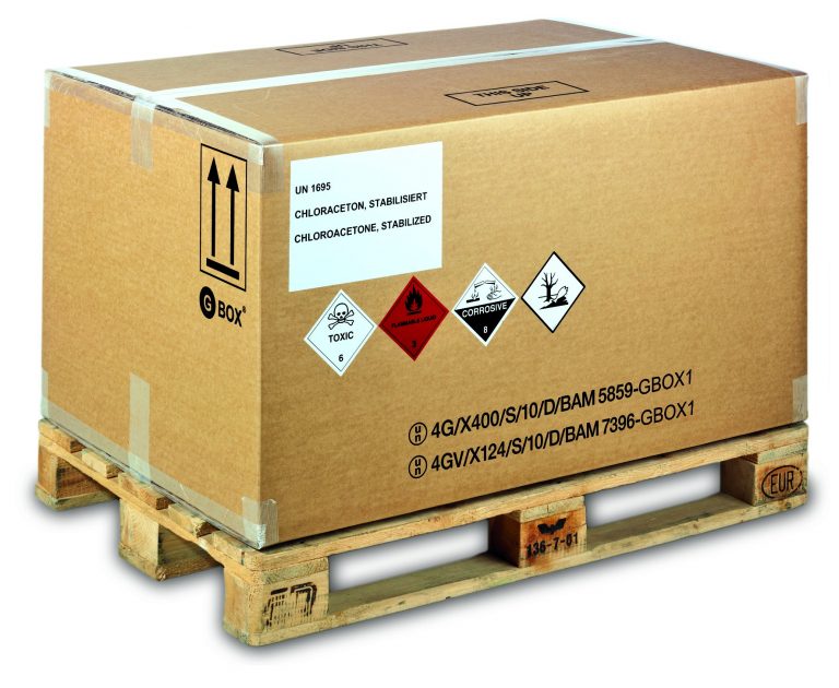 UN approved fibreboard boxes (4GV packaging) · Carepack
